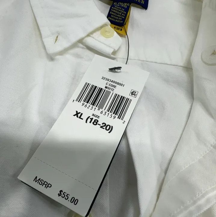 Polo Ralph Lauren Polo Ralph Lauren SS22 White Linen Short-Sleeve Shirt Size US XL / EU 56 / 4 - 5 Thumbnail