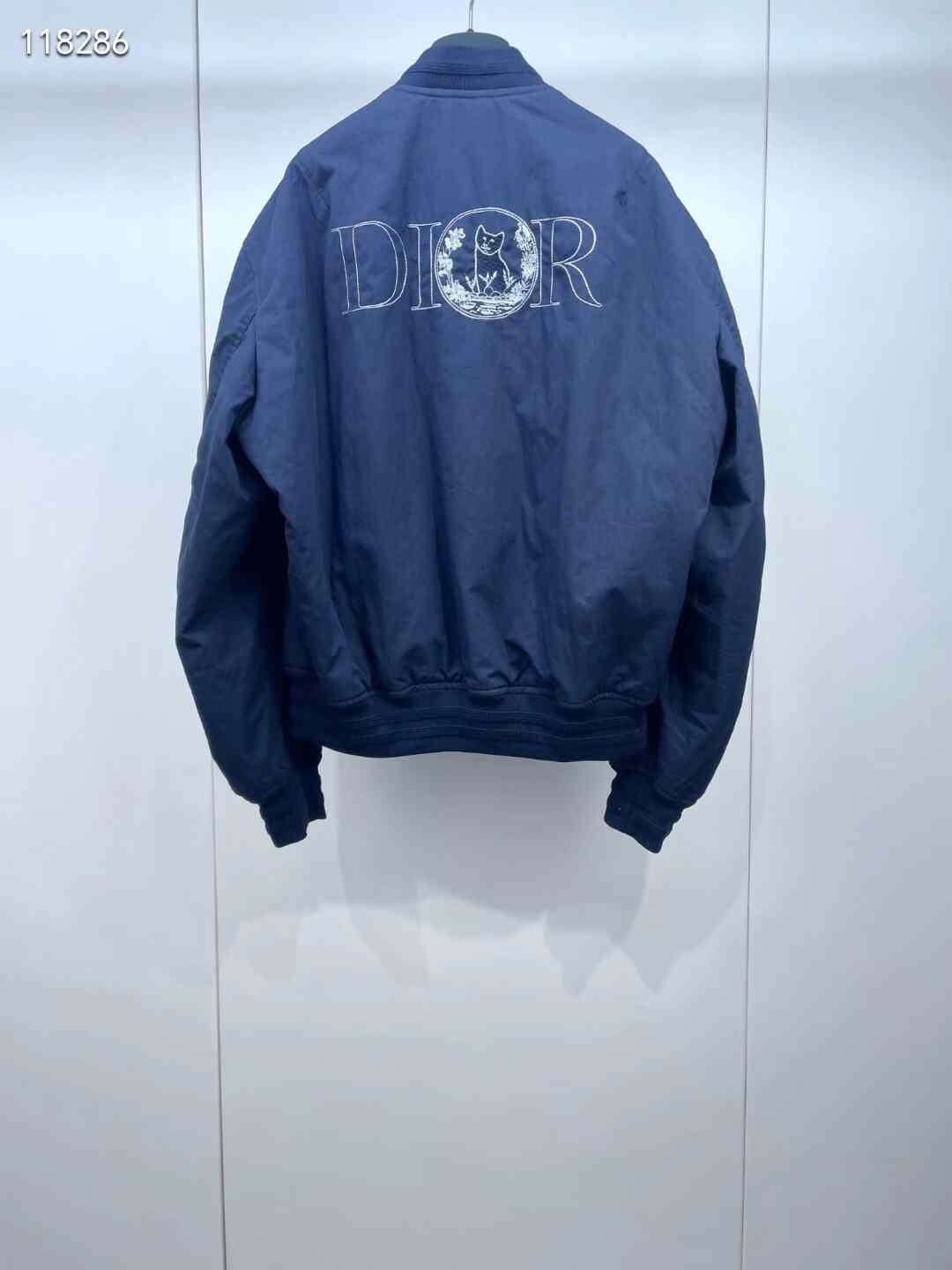 Dior Dior 25 Navy Flight Zip Jacket Size US M / EU 48-50 / 2 - 3 Thumbnail