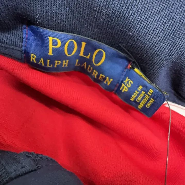 Polo Ralph Lauren Polo Ralph Lauren Logo Print Half-Zip Windproof Hoodie Size US XS / EU 42 / 0 - 5 Thumbnail