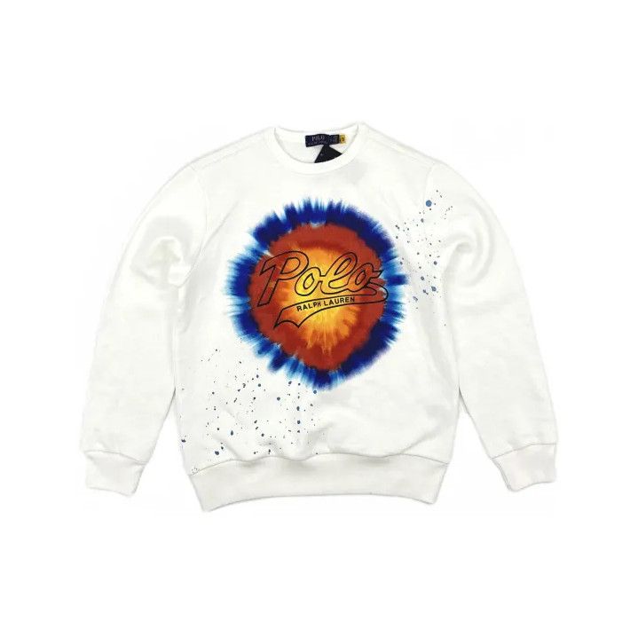 Polo Ralph Lauren Polo Ralph Lauren Logo Tie-Dye Crewneck Sweatshirt Size US S / EU 44-46 / 1 - 2 Thumbnail