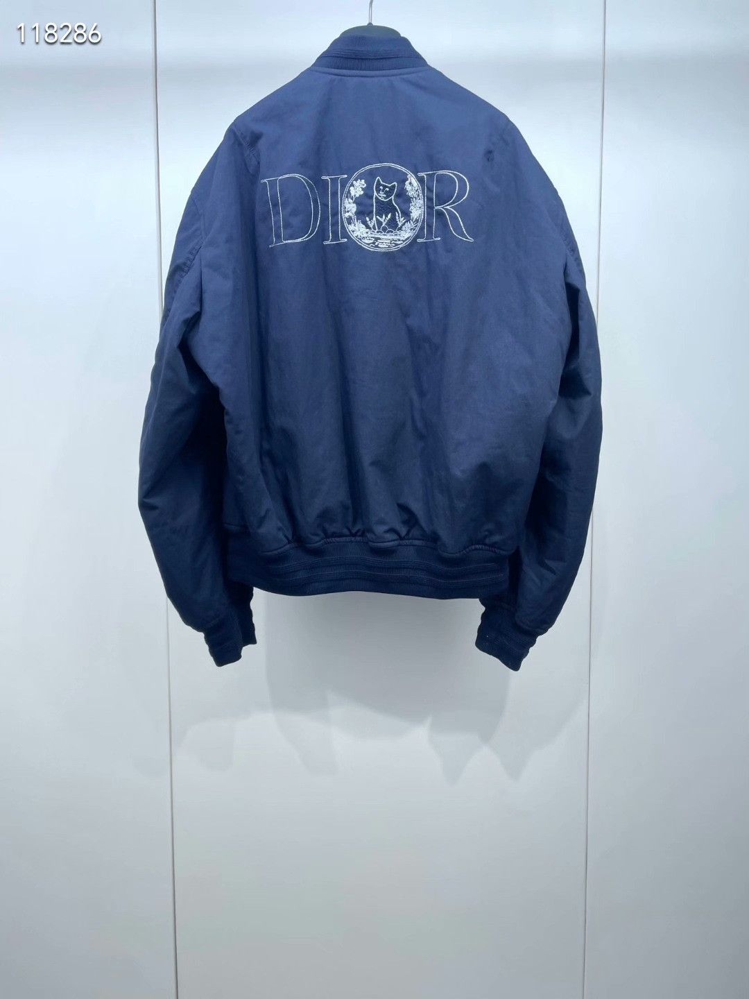 Dior Dior 2025 Navy Flight Zip Jacket Size US M / EU 48-50 / 2 - 2 Thumbnail