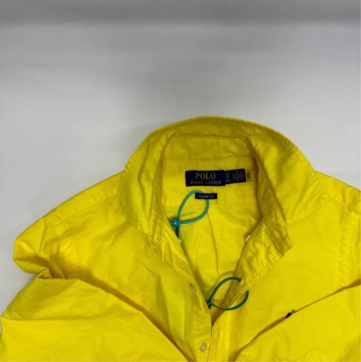 Polo Ralph Lauren Polo Ralph Lauren Men's Yellow Logo Embroidered Long-Sleeve Shirt Size US XS / EU 42 / 0 - 4 Thumbnail