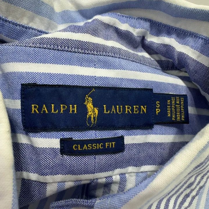 Polo Ralph Lauren Polo Ralph Lauren Striped Pony Logo Oxford Long Sleeve Shirt Size US S / EU 44-46 / 1 - 5 Thumbnail