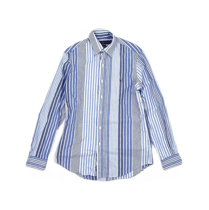 Polo Ralph Lauren Polo Ralph Lauren Striped Pony Logo Oxford Long Sleeve Shirt Size US S / EU 44-46 / 1 - 2 Thumbnail