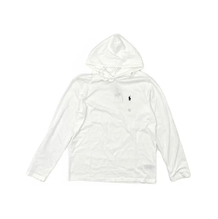 Polo Ralph Lauren Polo Ralph Lauren Men's White Hooded Sweatshirt Size US M / EU 48-50 / 2 - 2 Thumbnail
