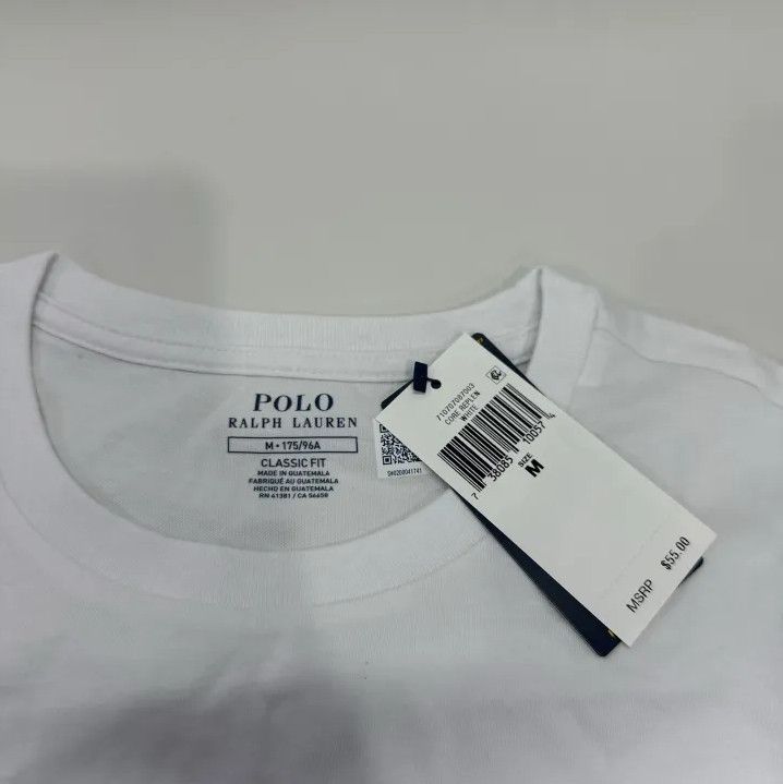 Polo Ralph Lauren Polo Ralph Lauren Logo Embroidered White Short-Sleeve T-Shirt Size US M / EU 48-50 / 2 - 4 Thumbnail