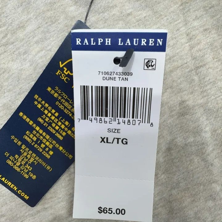Polo Ralph Lauren Polo Ralph Lauren Men's Solid Crew Neck Long-Sleeve T-Shirt Size US XL / EU 56 / 4 - 4 Thumbnail