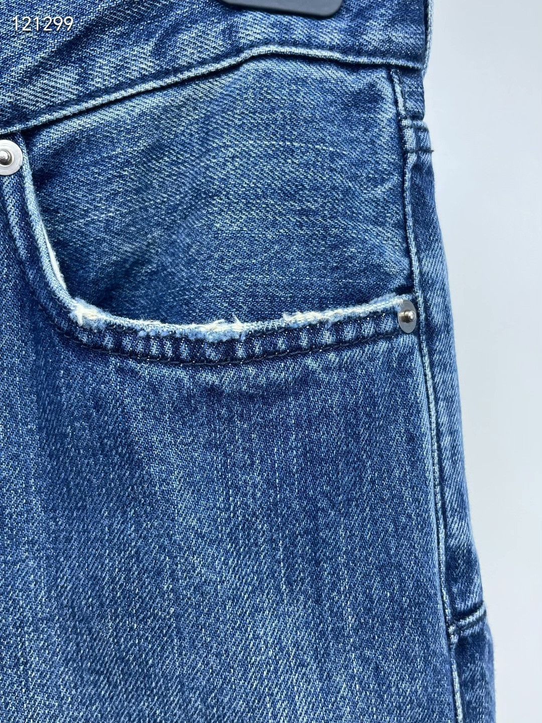 Dior Dior Cuffed Jeans Size 36" / US 14 / IT 50 - 6 Thumbnail