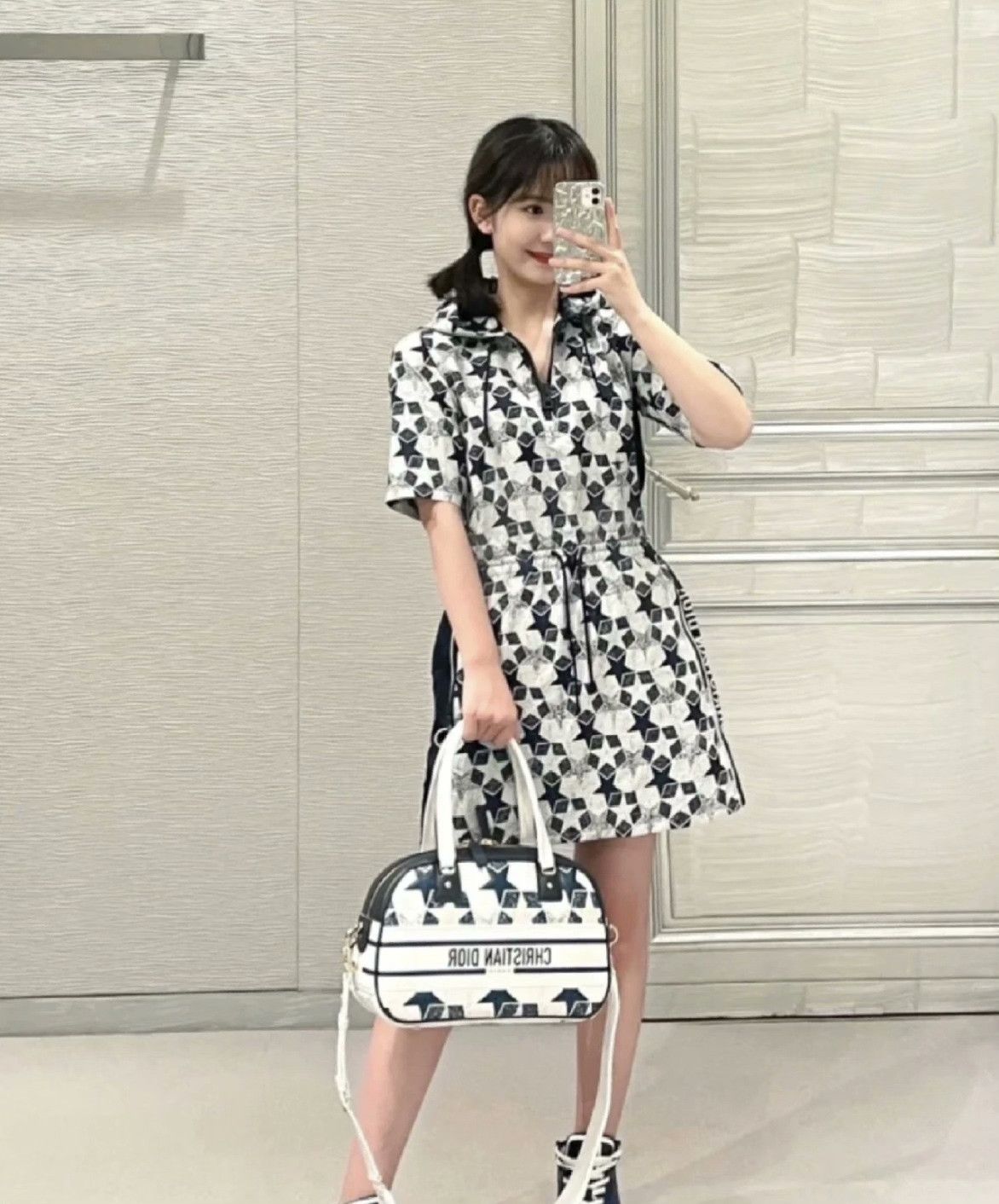 Dior Dior Star Print Dress Size XS / US 0-2 / IT 36-38 - 5 Thumbnail