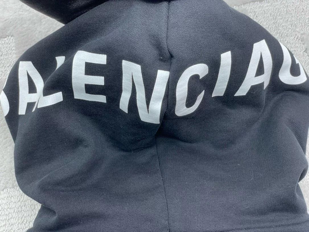 Balenciaga Balenciaga Letter Black Hoodie Size US M / EU 48-50 / 2 - 3 Thumbnail