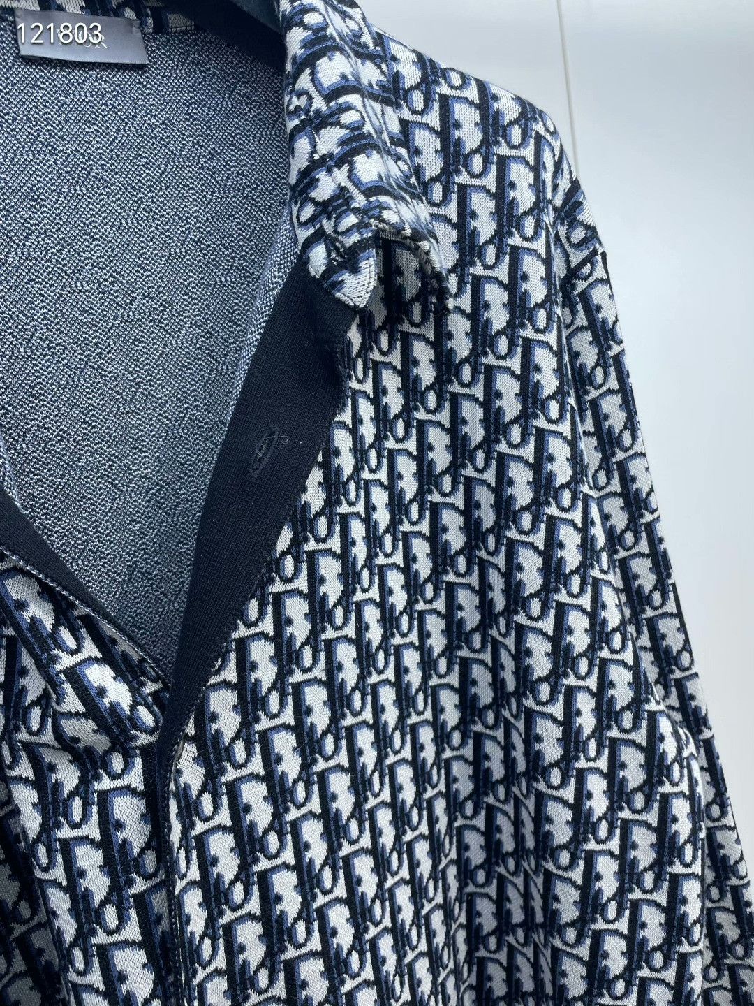 Dior Dior Classic All-Over Print Knit Jacket Size US L / EU 52-54 / 3 - 5 Thumbnail