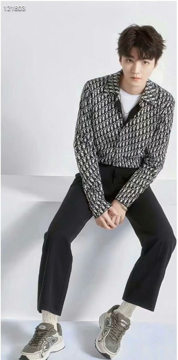 Dior Dior Classic All-Over Print Knit Jacket Size US L / EU 52-54 / 3 - 9 Thumbnail