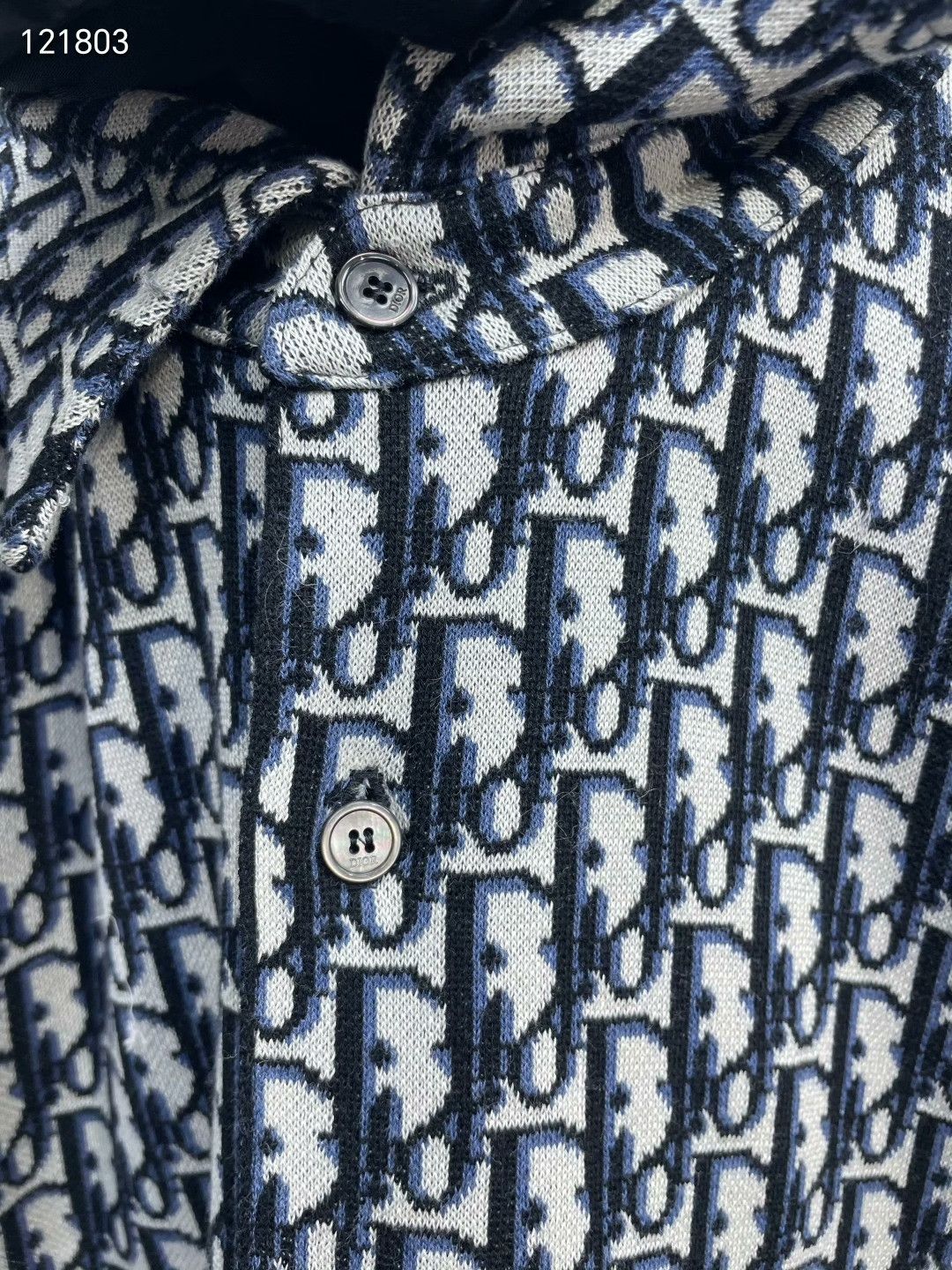 Dior Dior Classic All-Over Print Knit Jacket Size US L / EU 52-54 / 3 - 4 Thumbnail