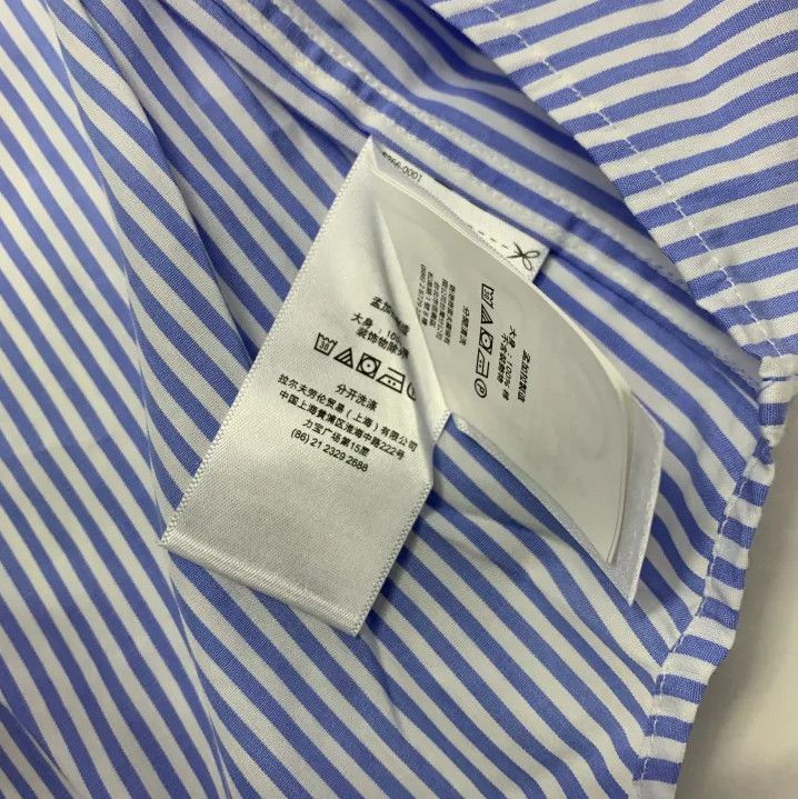 Polo Ralph Lauren Polo Ralph Lauren Kids Logo Embroidered Striped Shirt Size US XL / EU 56 / 4 - 4 Thumbnail