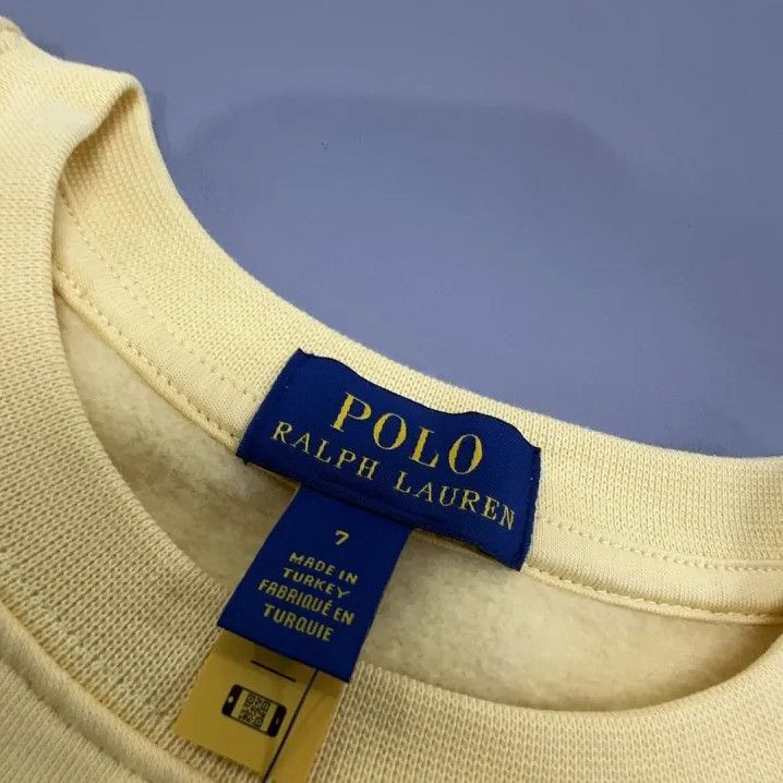 Polo Ralph Lauren Polo Ralph Lauren Bear Print Yellow Sweatshirt Size US XXL / EU 58 / 5 - 5 Thumbnail
