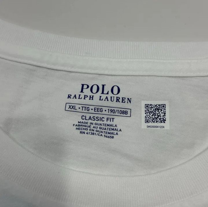 Polo Ralph Lauren Polo Ralph Lauren Logo Embroidered Short Sleeve T-Shirt Size US XXL / EU 58 / 5 - 5 Thumbnail