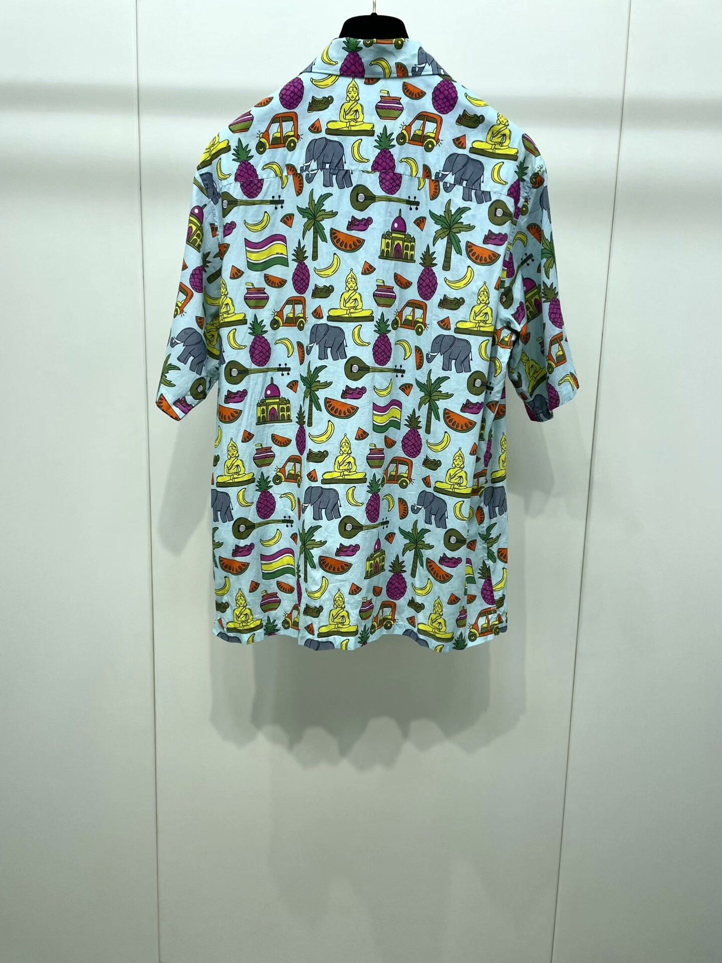 Prada PRADA Men's Short Sleeve Shirt Size US M / EU 48-50 / 2 - 3 Thumbnail