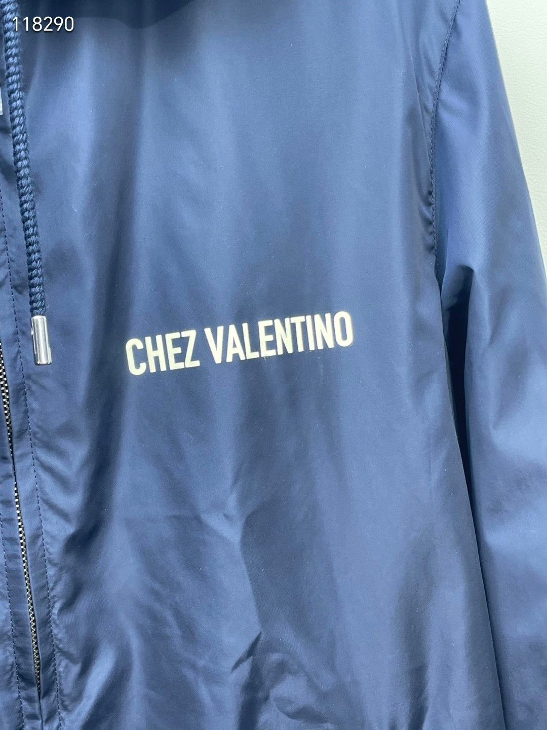 Valentino Valentino 25 New Navy Hooded Zip Jacket Size US M / EU 48-50 / 2 - 4 Thumbnail