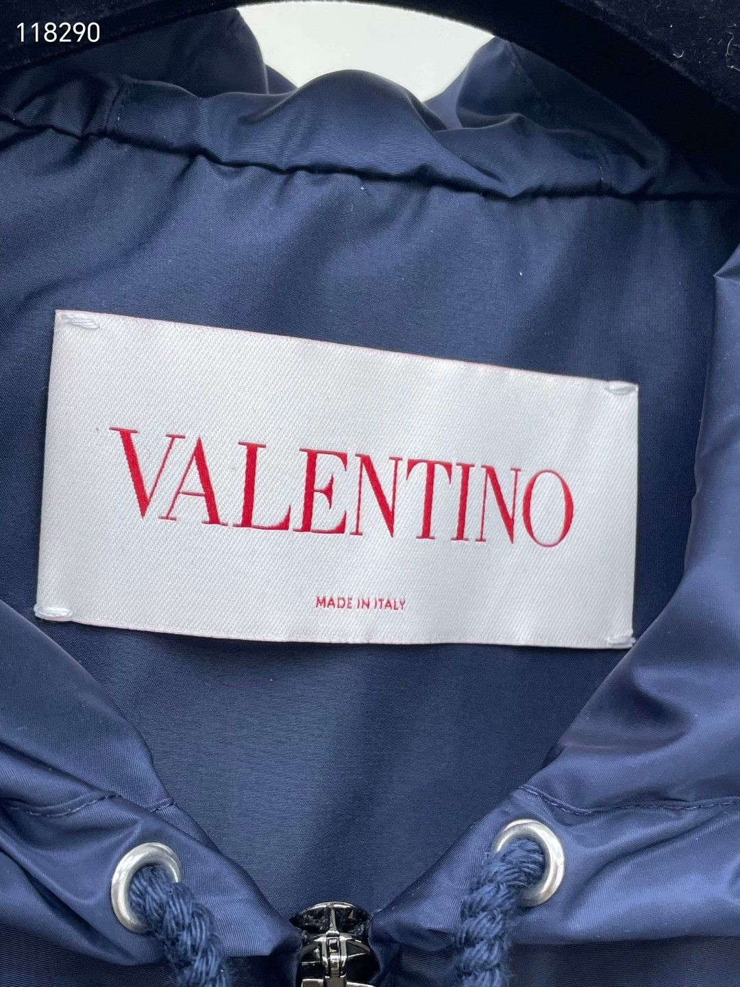 Valentino Valentino 25 New Navy Hooded Zip Jacket Size US M / EU 48-50 / 2 - 6 Thumbnail