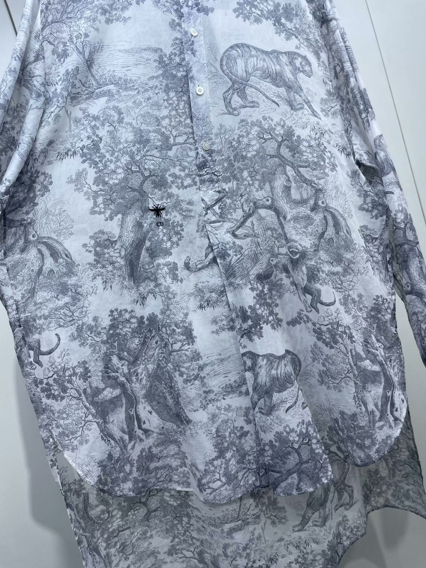 Dior Dior Zoo Collection Long Shirt Size US S / EU 44-46 / 1 - 5 Thumbnail