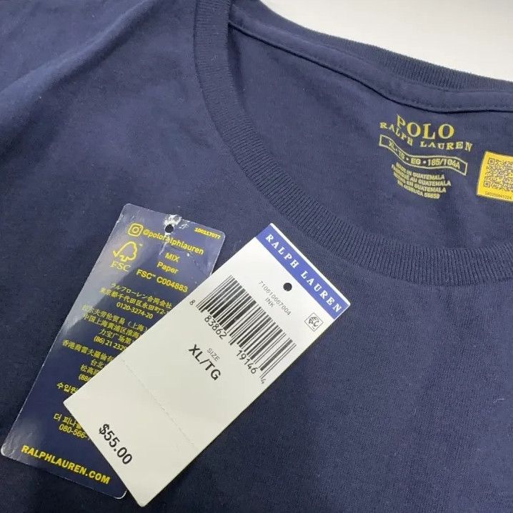 Polo Ralph Lauren Polo Ralph Lauren Solid Pony Logo Crew Neck T-Shirt Size US XL / EU 56 / 4 - 5 Thumbnail