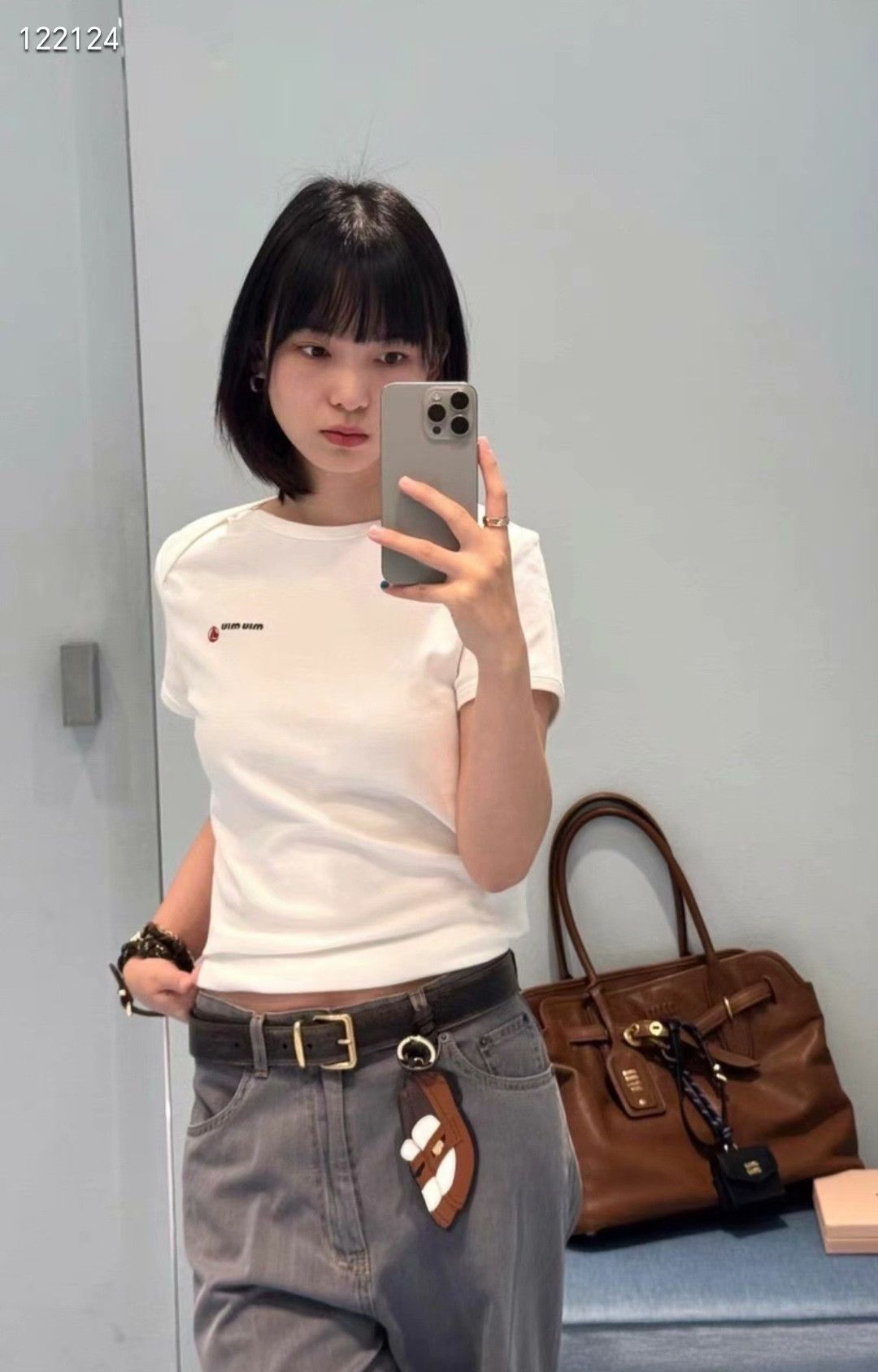 Miu Miu Miumiu Slim Lace Embroidered Short-Sleeve Size S / US 4 / IT 40 - 7 Thumbnail