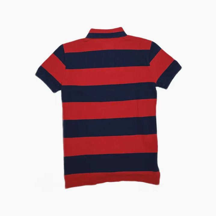 Polo Ralph Lauren Polo Ralph Lauren Red Stripe Pony Logo Polo Shirt Size US XS / EU 42 / 0 - 3 Thumbnail
