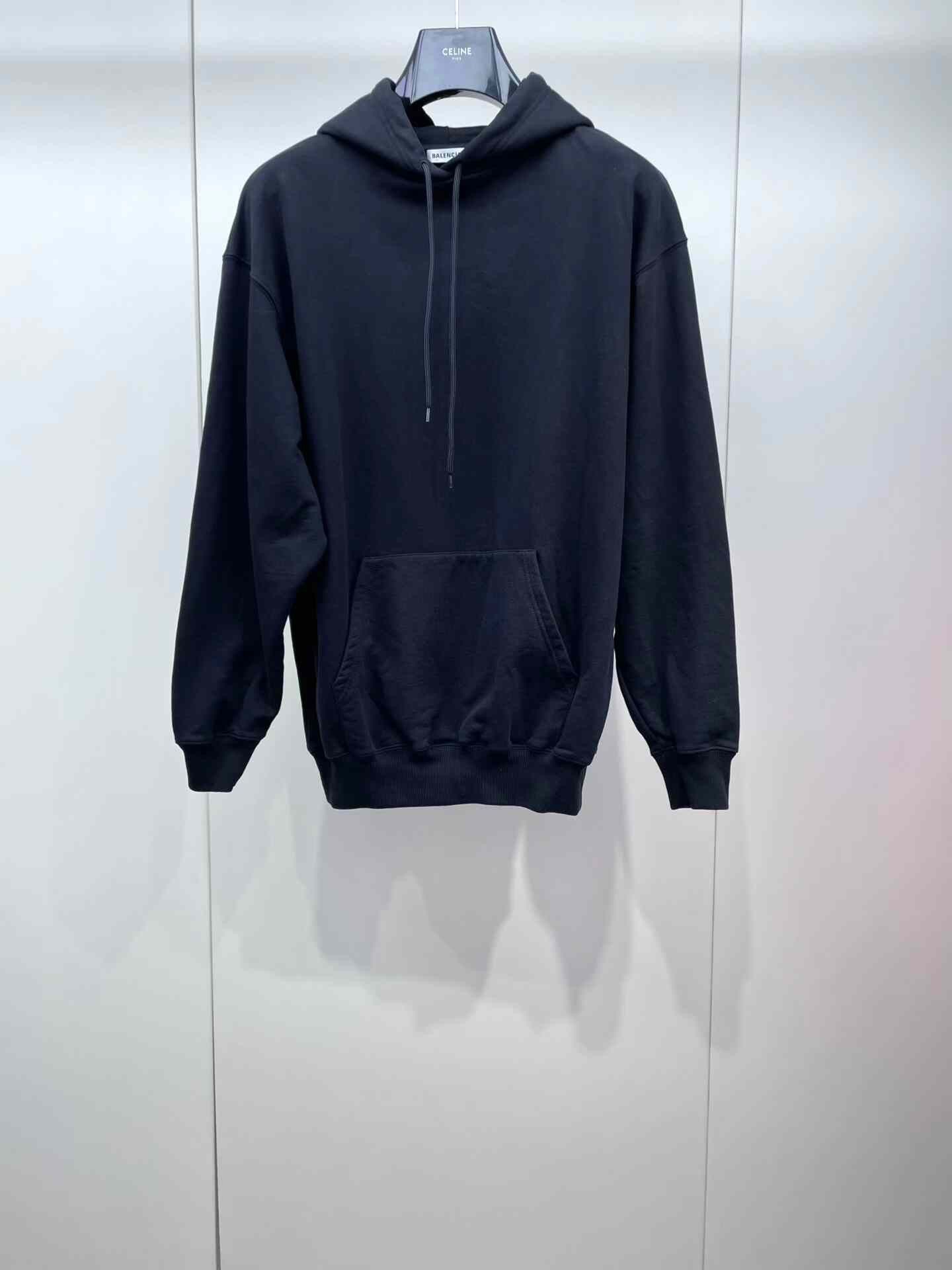 Balenciaga Balenciaga Letter Black Hoodie Size US M / EU 48-50 / 2 - 2 Thumbnail