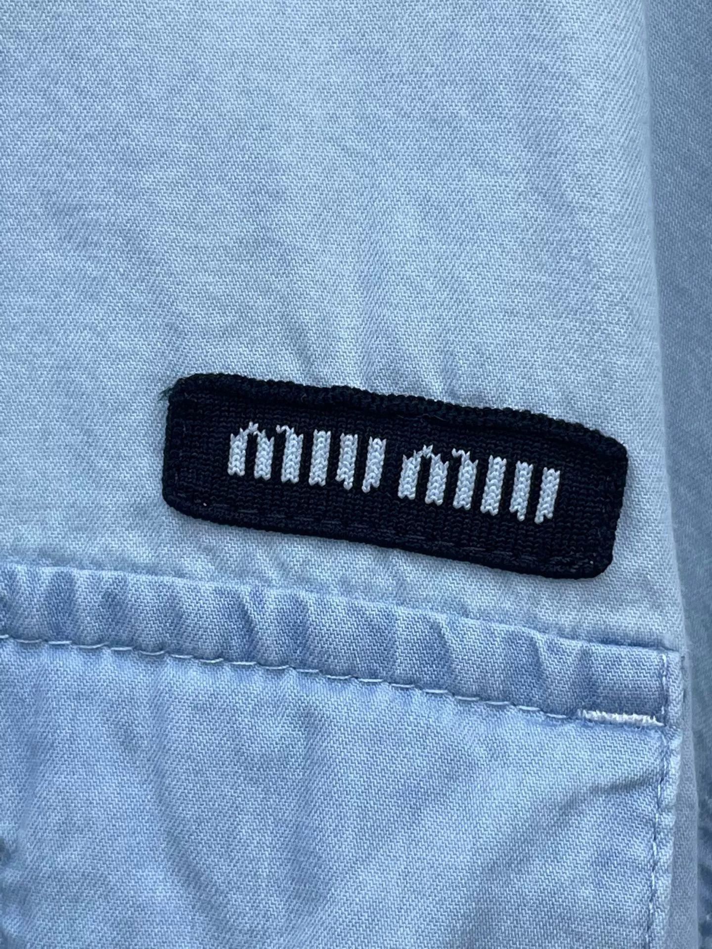 Miu Miu Miu Miu Washed Denim Zip Shirt Size XS / US 0-2 / IT 36-38 - 3 Thumbnail