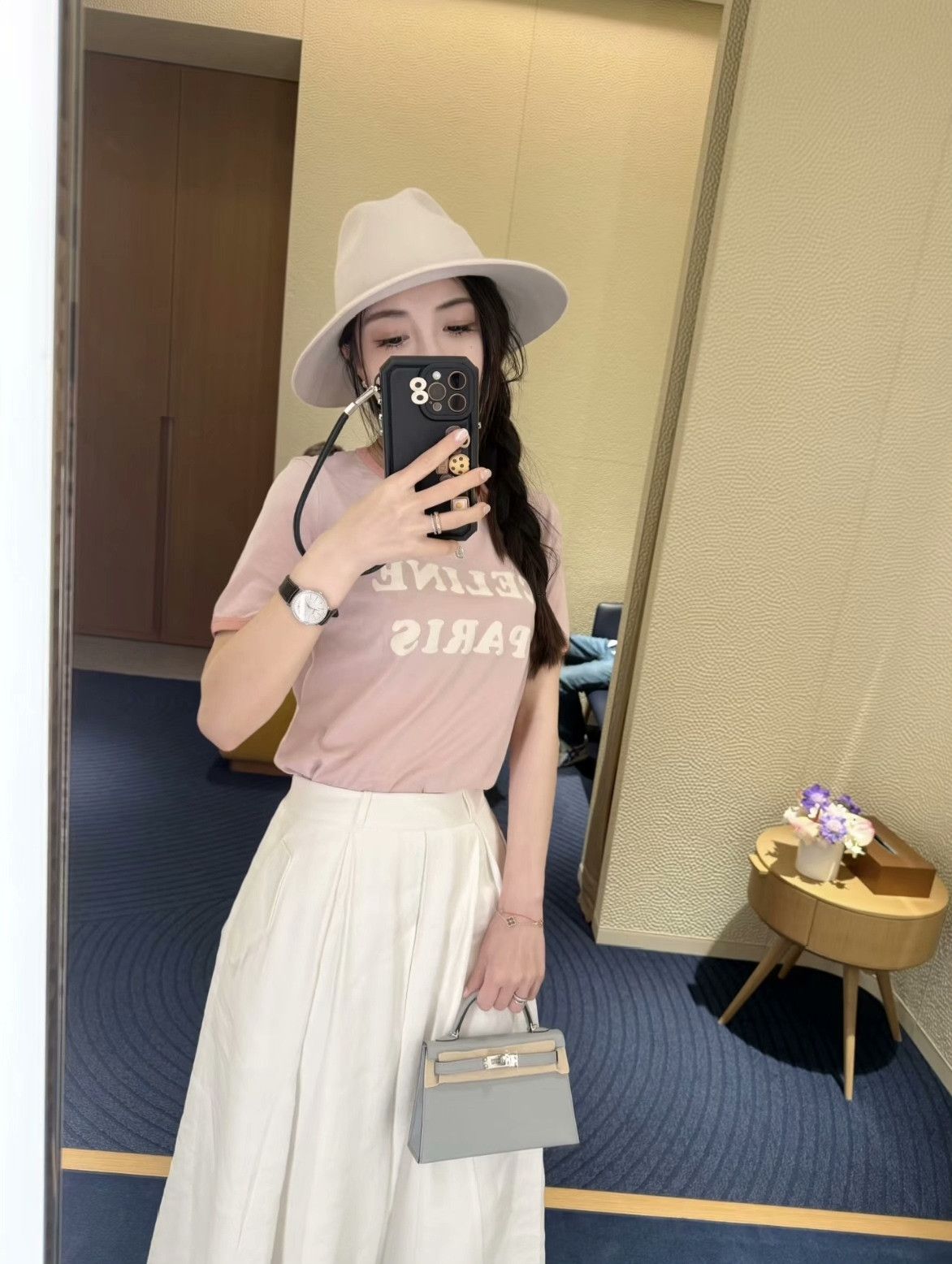 Celine Celine 2025 Pink Short-Sleeve Top Size XS / US 0-2 / IT 36-38 - 4 Thumbnail