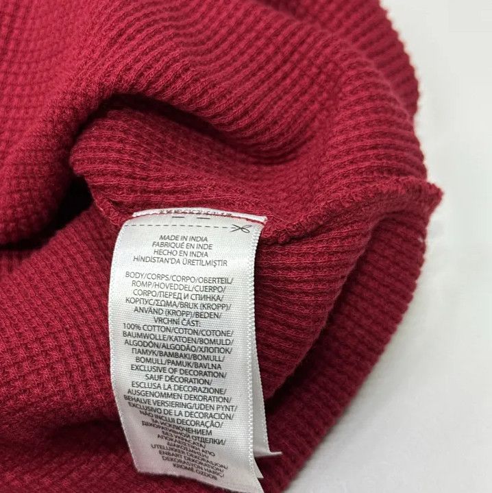 Polo Ralph Lauren Polo Ralph Lauren Embroidered Pony Waffle Crewneck Sweatshirt Size US S / EU 44-46 / 1 - 5 Thumbnail