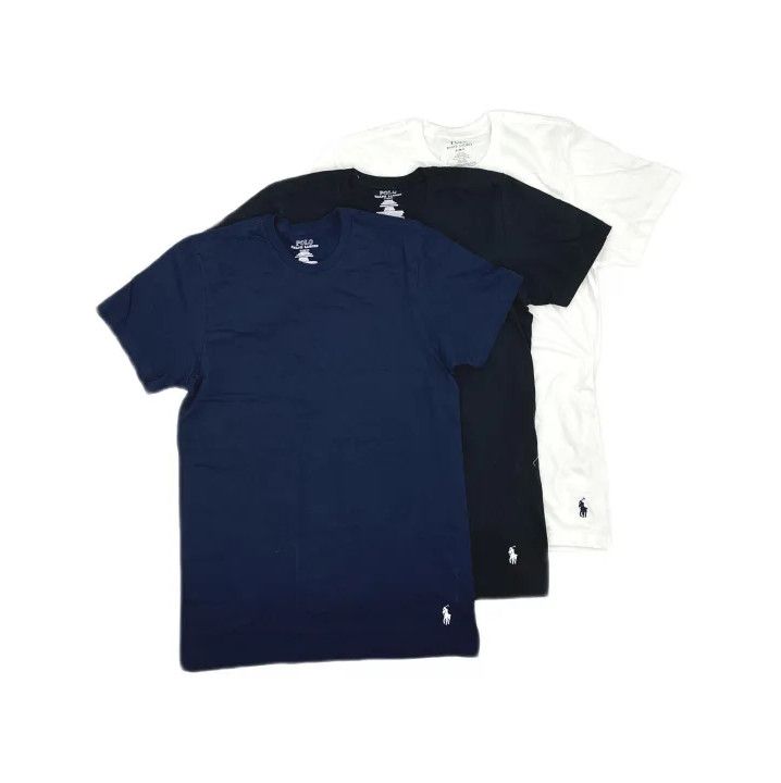 Polo Ralph Lauren Polo Ralph Lauren Men's 3-Pack Solid Short-Sleeve Tees Size US S / EU 44-46 / 1 - 2 Thumbnail