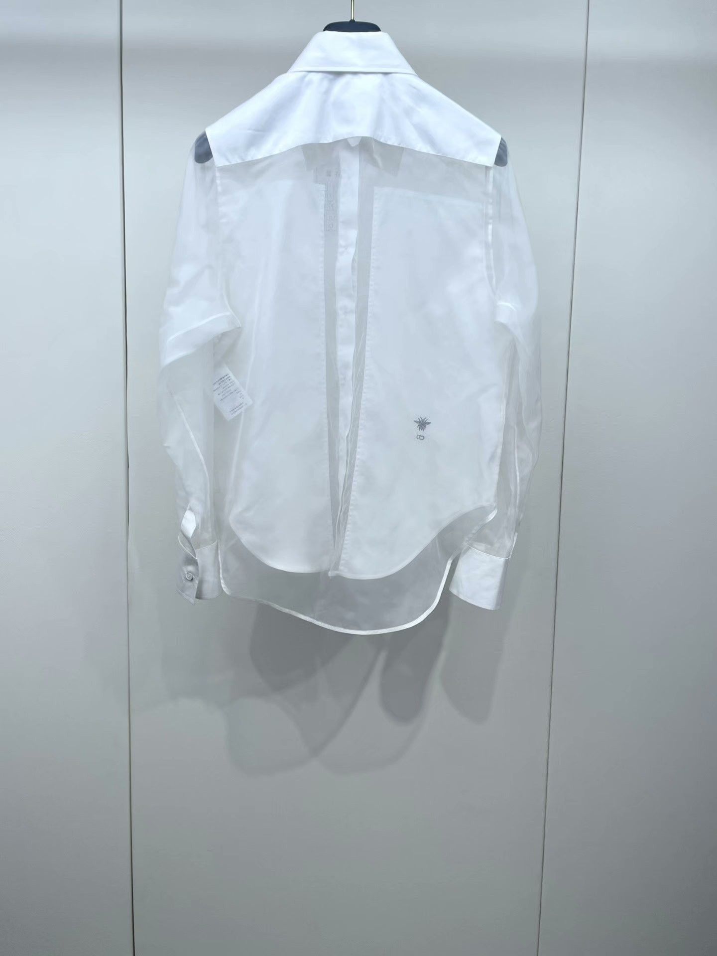 Dior Dior Embroidered Bee Tulle Shirt Size XXS / US 00 / IT 34 - 2 Thumbnail