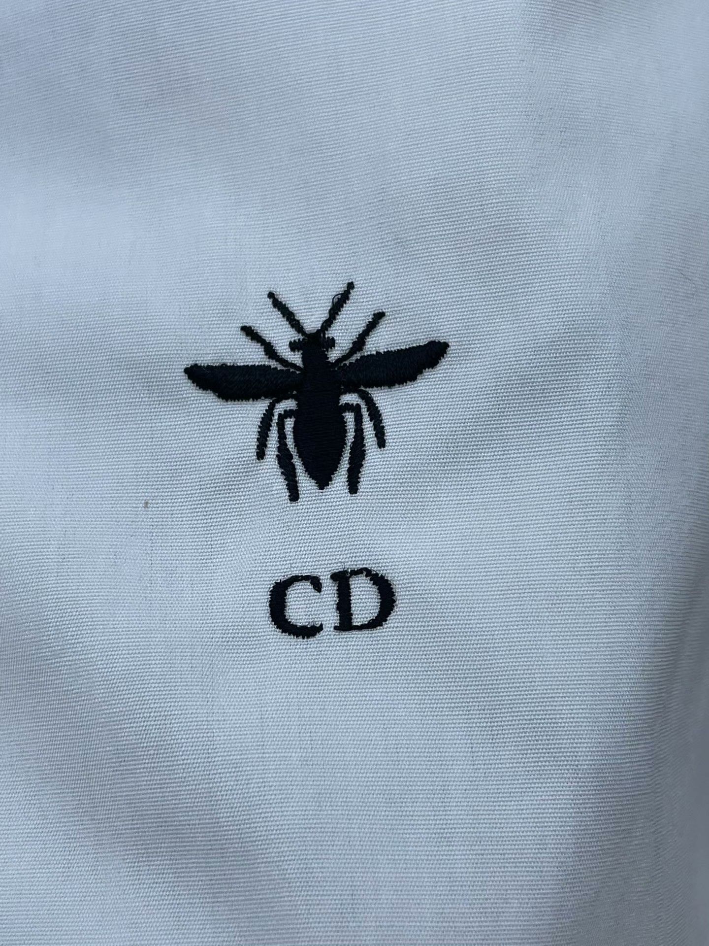 Dior Dior Embroidered Bee Tulle Shirt Size XXS / US 00 / IT 34 - 3 Thumbnail