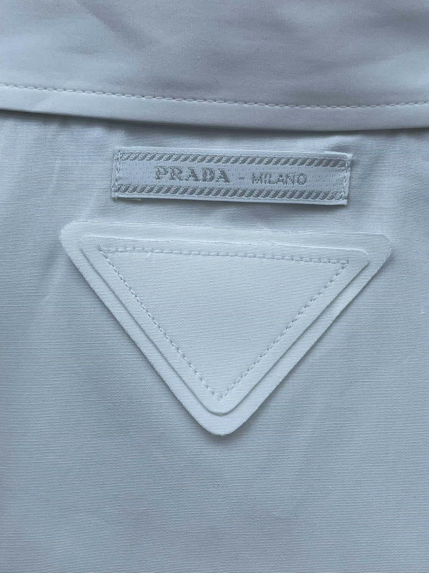 Prada Prada White Pleated Sleeveless Blouse Size XS / US 0-2 / IT 36-38 - 4 Thumbnail