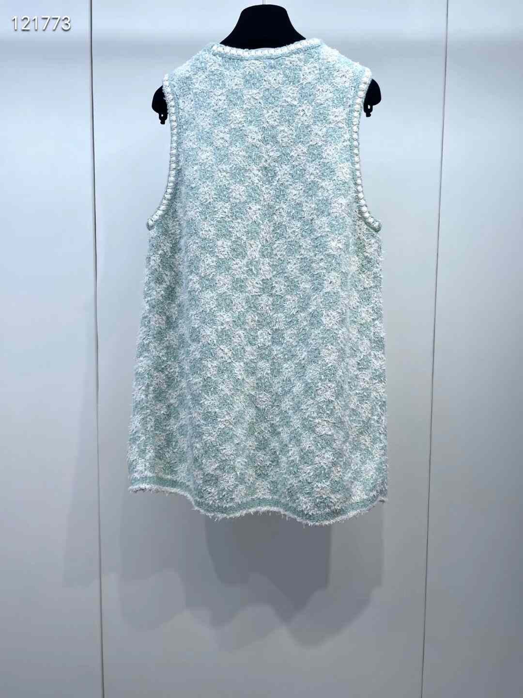 Chanel Chanel 23S Green Plaid Long Vest Size XS / US 0-2 / IT 36-38 - 2 Thumbnail