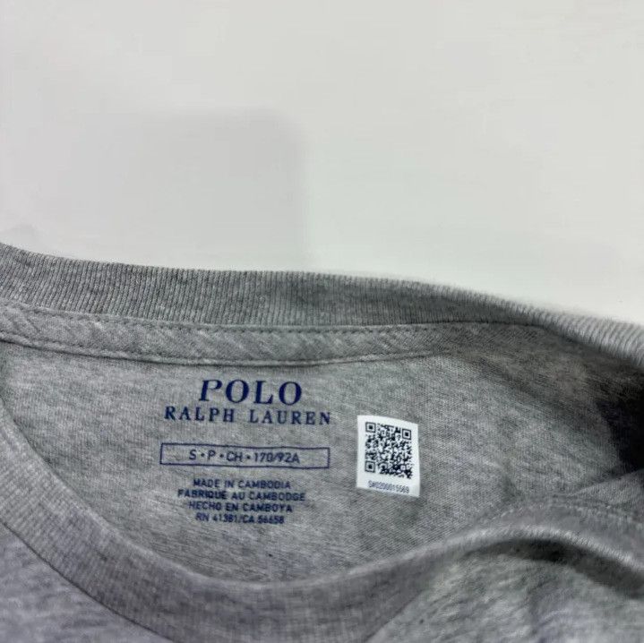 Polo Ralph Lauren Polo Ralph Lauren Gray Crew Neck Long-Sleeve T-Shirt Size US S / EU 44-46 / 1 - 4 Thumbnail