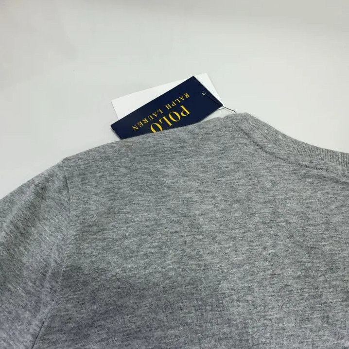 Polo Ralph Lauren Polo Ralph Lauren Gray Crew Neck Long-Sleeve T-Shirt Size US S / EU 44-46 / 1 - 7 Thumbnail