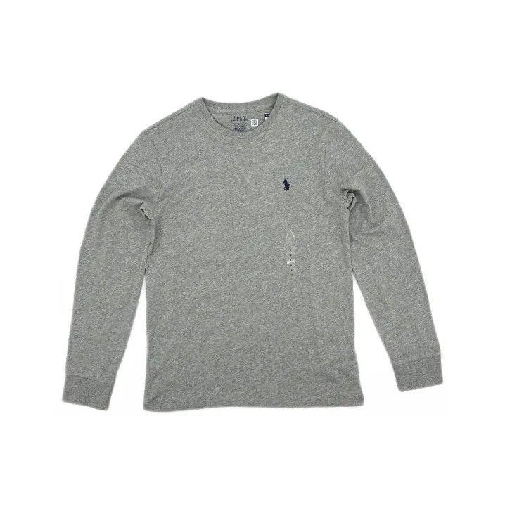 Polo Ralph Lauren Polo Ralph Lauren Gray Crew Neck Long-Sleeve T-Shirt Size US S / EU 44-46 / 1 - 2 Thumbnail