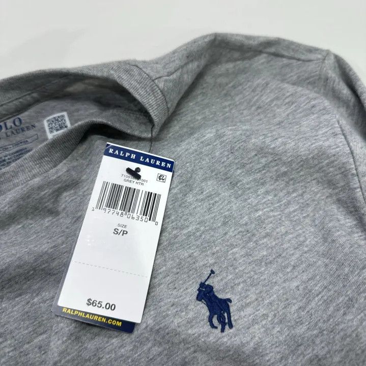 Polo Ralph Lauren Polo Ralph Lauren Gray Crew Neck Long-Sleeve T-Shirt Size US S / EU 44-46 / 1 - 5 Thumbnail
