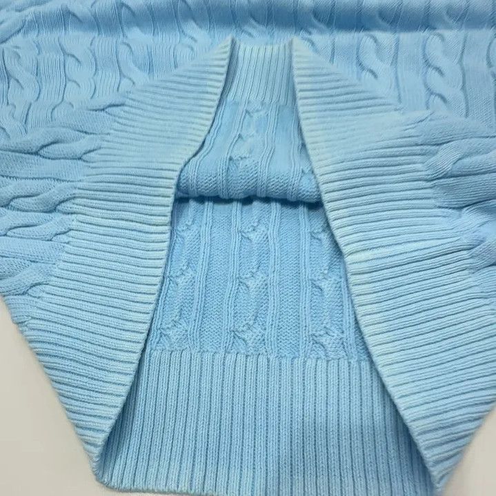 Polo Ralph Lauren Polo Ralph Lauren SS25 Men's Blue Cable Knit Sweater Size US XL / EU 56 / 4 - 9 Thumbnail