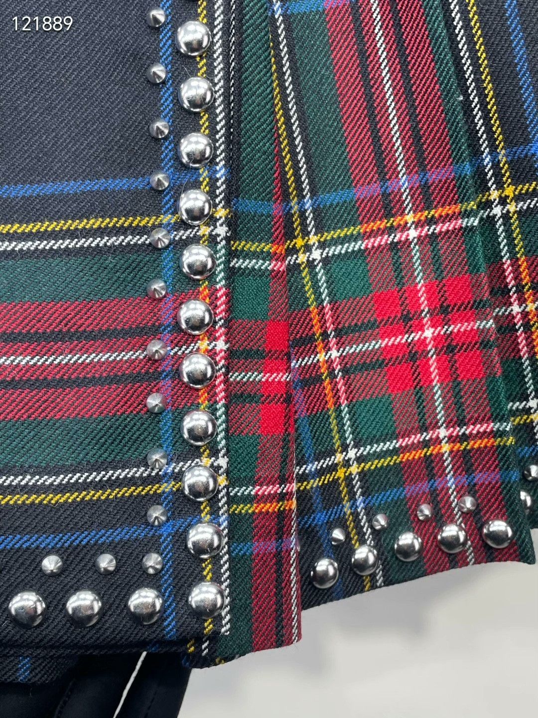 Miu Miu Miu Miu Scottish Plaid Skirt Size 36" / US 14 / IT 50 - 5 Thumbnail