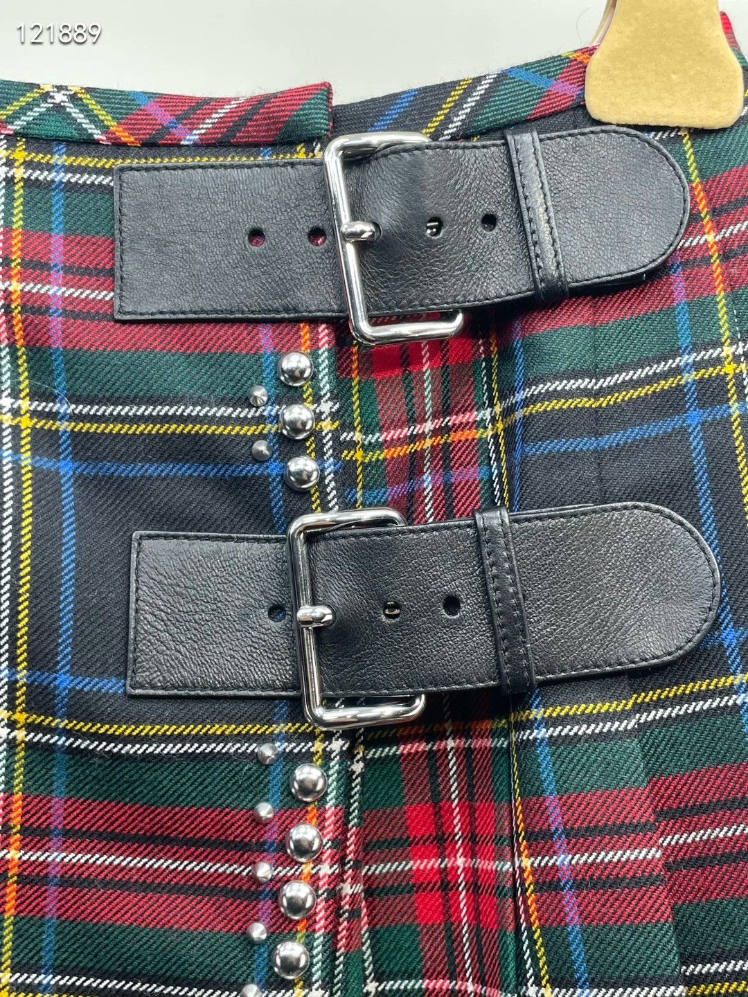 Miu Miu Miu Miu Scottish Plaid Skirt Size 36" / US 14 / IT 50 - 3 Thumbnail