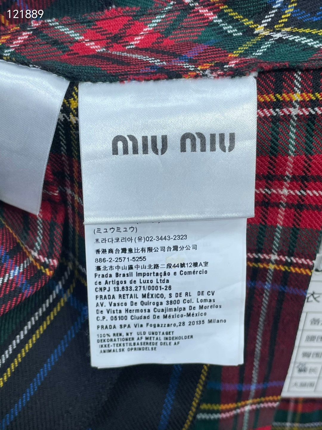 Miu Miu Miu Miu Scottish Plaid Skirt Size 36" / US 14 / IT 50 - 9 Thumbnail
