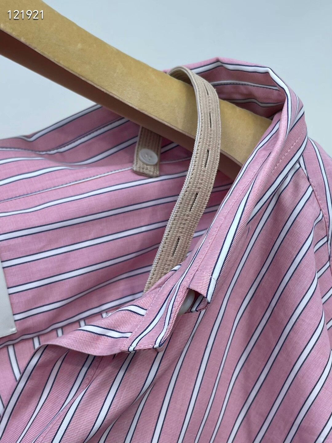 Miu Miu MiuMiu Off-the-Shoulder Striped Shirt Dress Size XS / US 0-2 / IT 36-38 - 4 Thumbnail