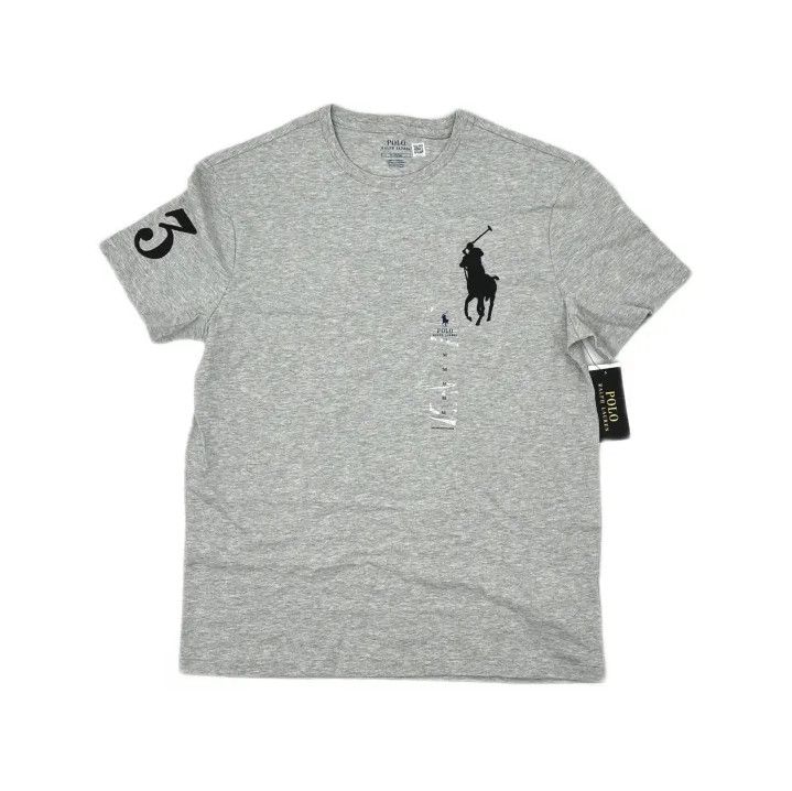Polo Ralph Lauren Polo Ralph Lauren Gray Logo Embroidered Short-Sleeve T-Shirt Size US M / EU 48-50 / 2 - 2 Thumbnail