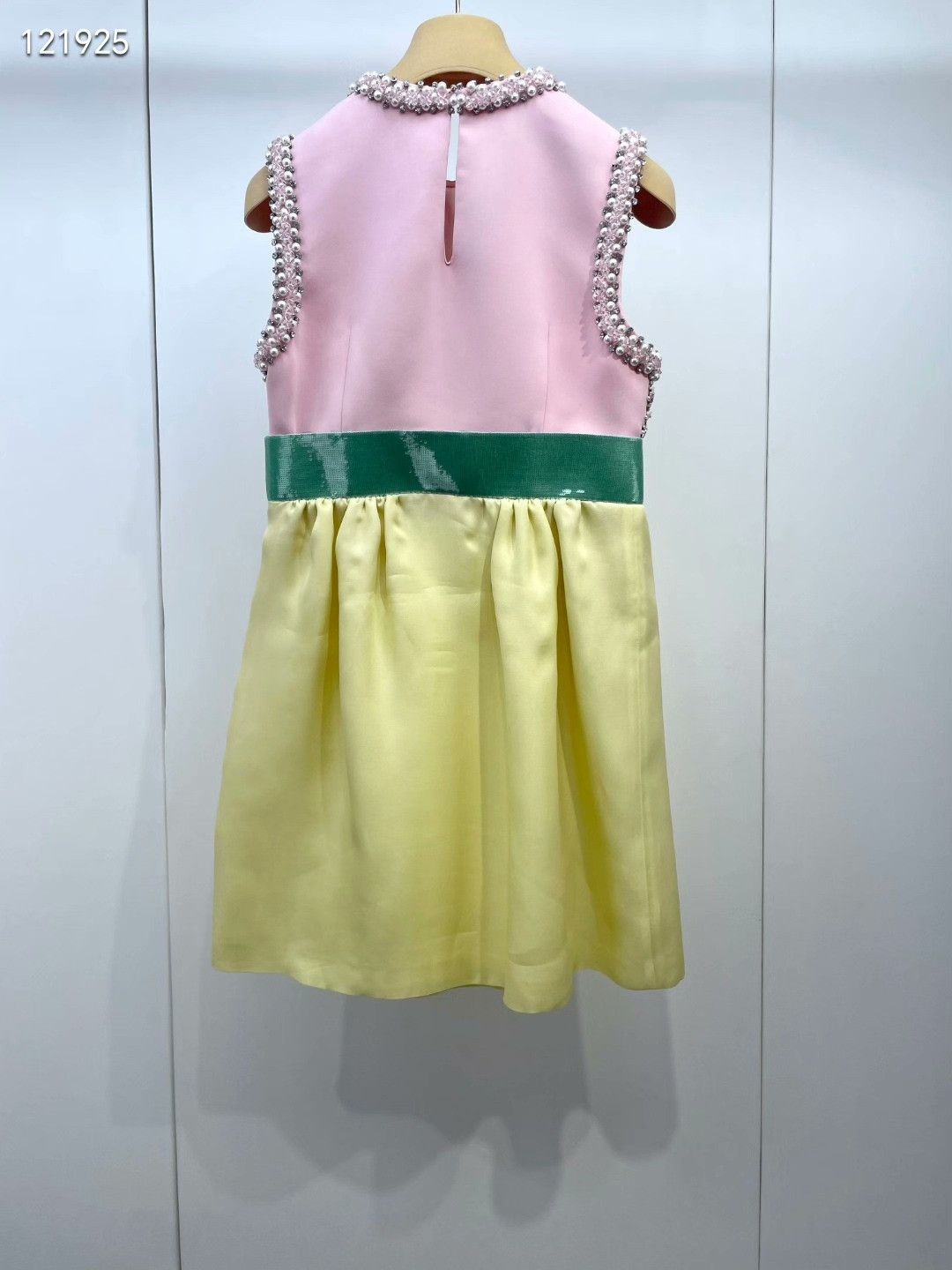 Miu Miu Miu Miu Rhinestone Colorblock Dress Size S / US 4 / IT 40 - 2 Thumbnail