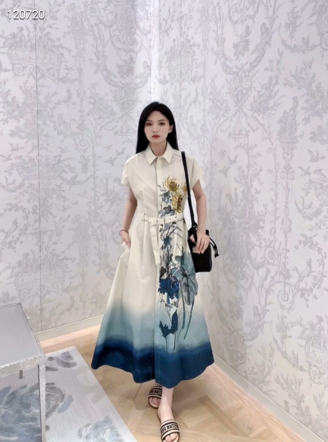 Dior Dior 2025 Ink Painting Dress Size S / US 4 / IT 40 - 9 Thumbnail
