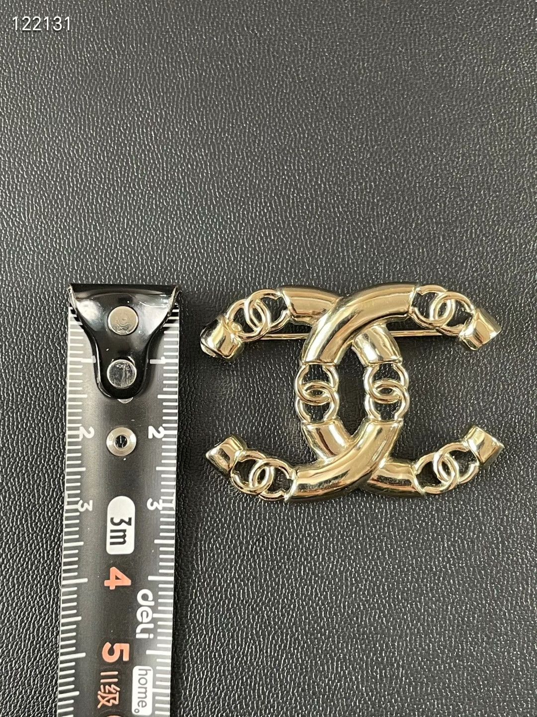 Chanel Chanel Hollow Metal Double C Brooch Size ONE SIZE - 9 Thumbnail