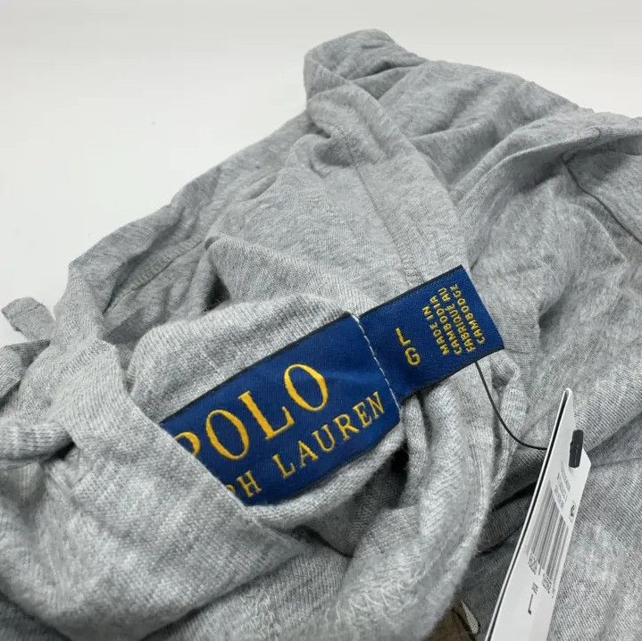 Polo Ralph Lauren Polo Ralph Lauren Gray Hooded Long-Sleeve T-Shirt Size US L / EU 52-54 / 3 - 5 Thumbnail